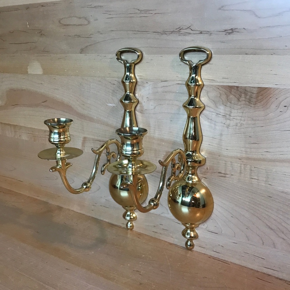 Vintage Gold Wall Sconces